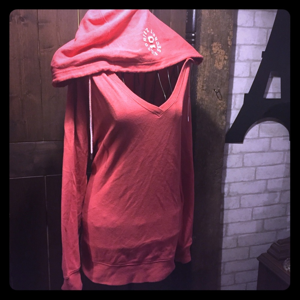 Victoria’s Secret Oversized Hoodie Faded Pink L